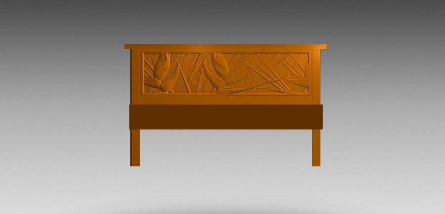 Carved Headboards and Beds
